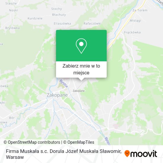 Mapa Firma Muskała s.c. Dorula Józef Muskała Sławomir