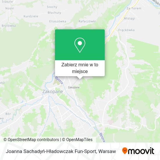 Mapa Joanna Sachadyń-Hładowczak Fun-Sport