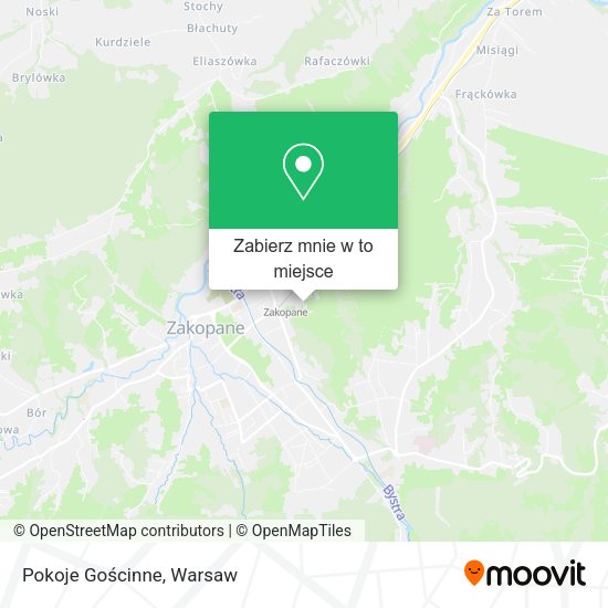 Mapa Pokoje Gościnne