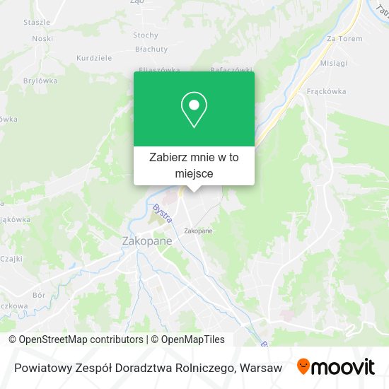 Mapa Powiatowy Zespół Doradztwa Rolniczego