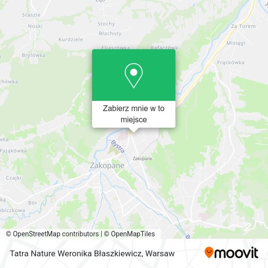 Mapa Tatra Nature Weronika Błaszkiewicz