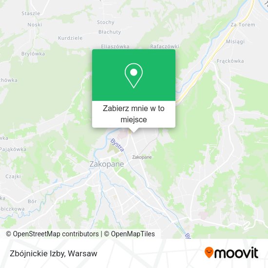 Mapa Zbójnickie Izby