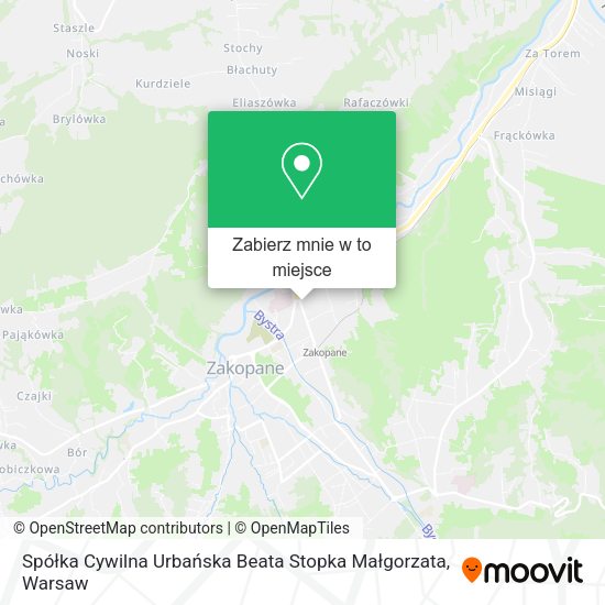 Mapa Spółka Cywilna Urbańska Beata Stopka Małgorzata