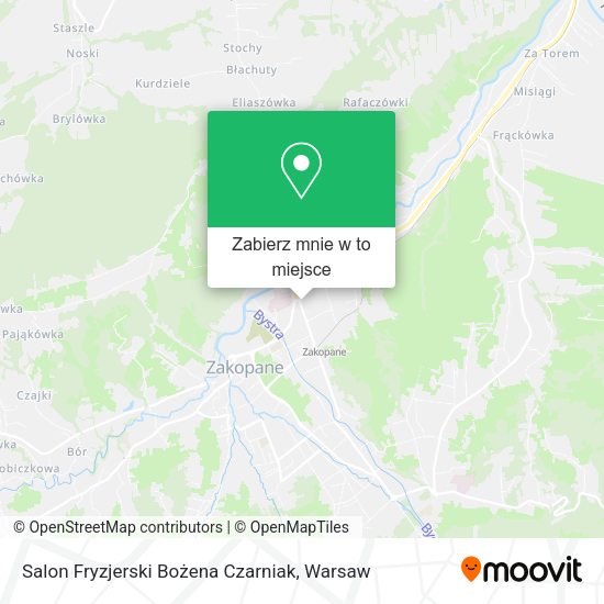 Mapa Salon Fryzjerski Bożena Czarniak