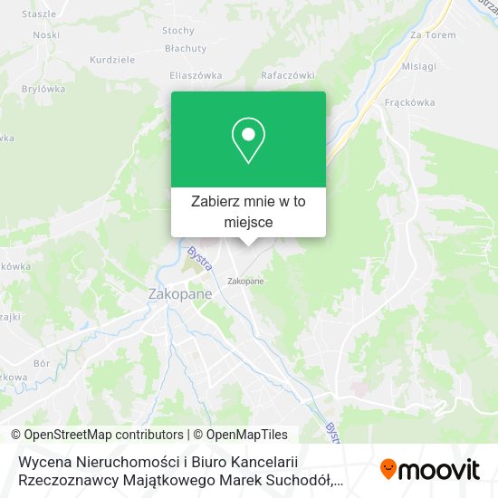 Mapa Wycena Nieruchomości i Biuro Kancelarii Rzeczoznawcy Majątkowego Marek Suchodół