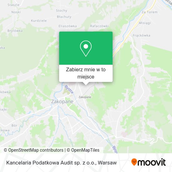 Mapa Kancelaria Podatkowa Audit sp. z o.o.