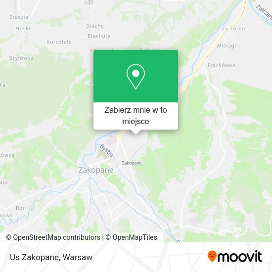 Mapa Us Zakopane