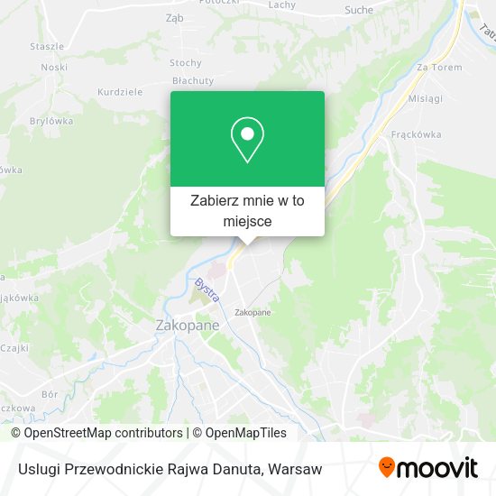 Mapa Uslugi Przewodnickie Rajwa Danuta