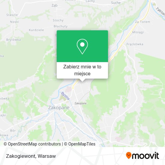 Mapa Zakogiewont