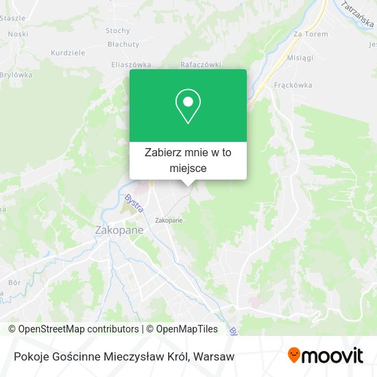 Mapa Pokoje Gościnne Mieczysław Król