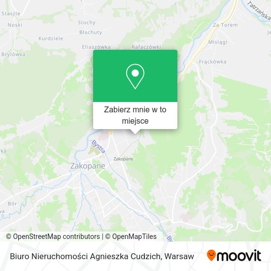 Mapa Biuro Nieruchomości Agnieszka Cudzich