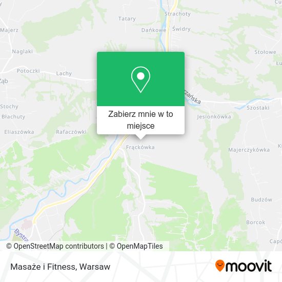 Mapa Masaże i Fitness