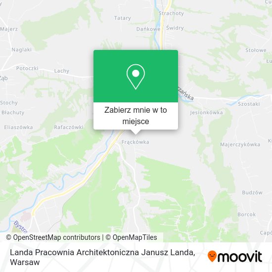 Mapa Landa Pracownia Architektoniczna Janusz Landa