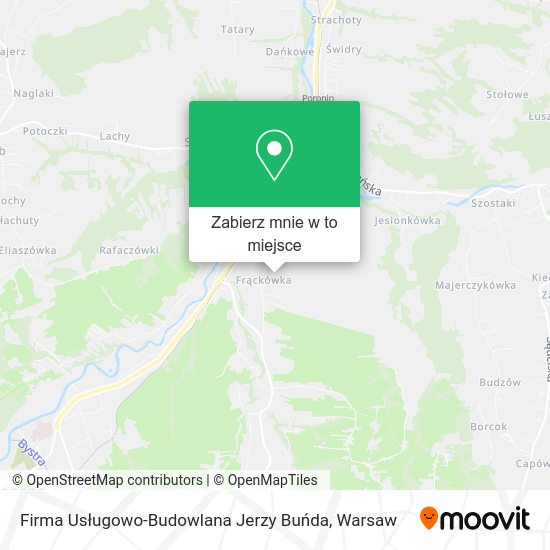 Mapa Firma Usługowo-Budowlana Jerzy Buńda