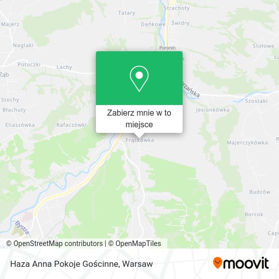 Mapa Haza Anna Pokoje Gościnne