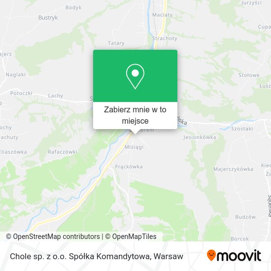 Mapa Chole sp. z o.o. Spółka Komandytowa