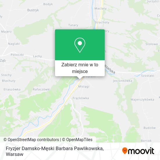 Mapa Fryzjer Damsko-Męski Barbara Pawlikowska