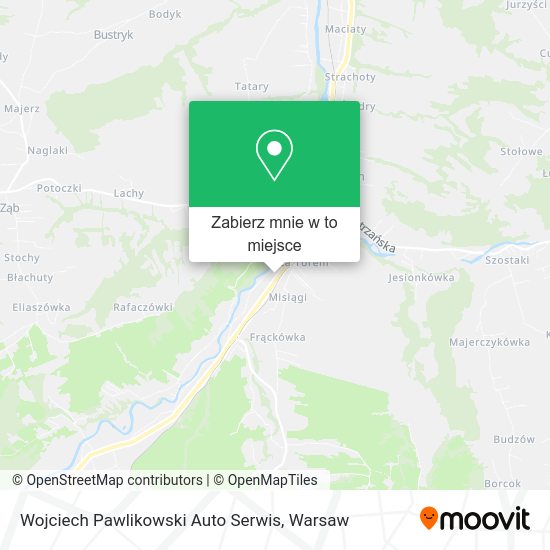 Mapa Wojciech Pawlikowski Auto Serwis