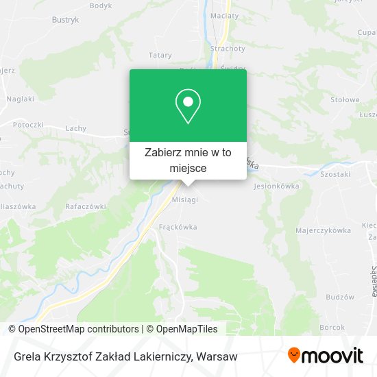 Mapa Grela Krzysztof Zakład Lakierniczy