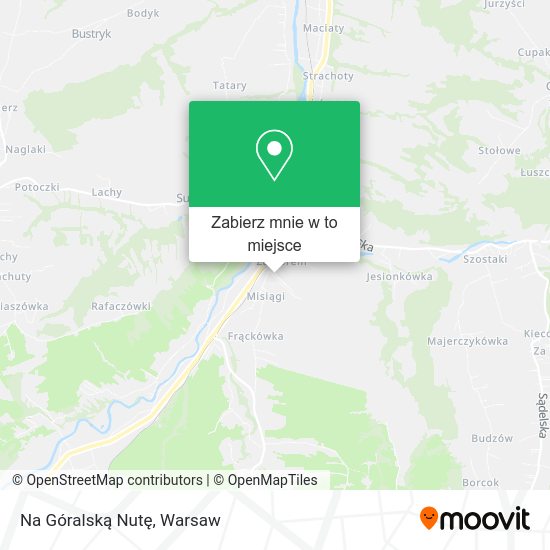 Mapa Na Góralską Nutę