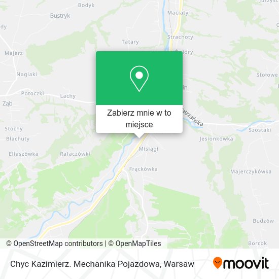 Mapa Chyc Kazimierz. Mechanika Pojazdowa