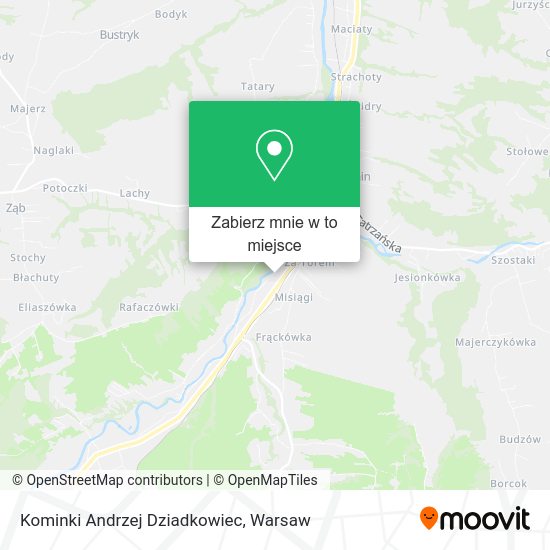 Mapa Kominki Andrzej Dziadkowiec