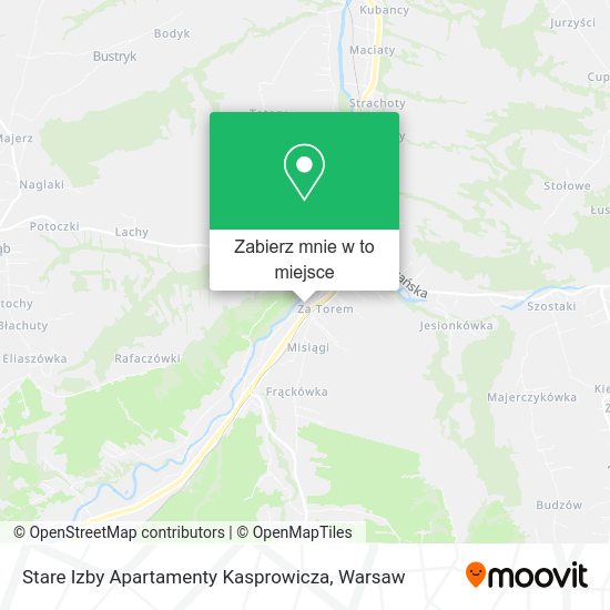 Mapa Stare Izby Apartamenty Kasprowicza