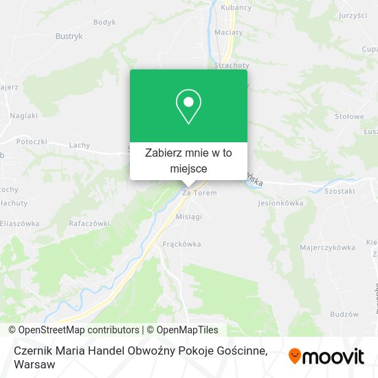 Mapa Czernik Maria Handel Obwoźny Pokoje Gościnne