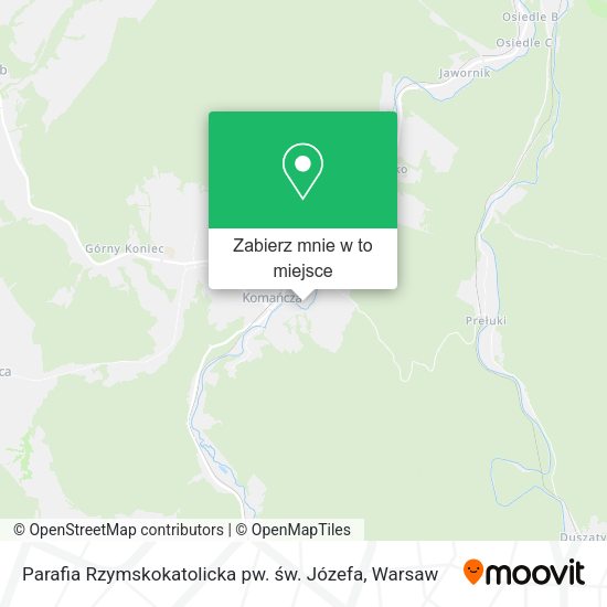 Mapa Parafia Rzymskokatolicka pw. św. Józefa