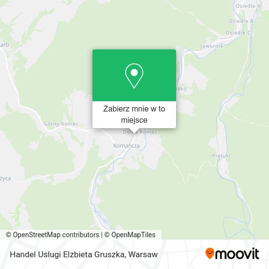 Mapa Handel Uslugi Elzbieta Gruszka