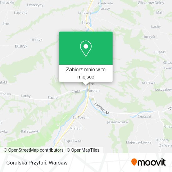 Mapa Góralska Przytań