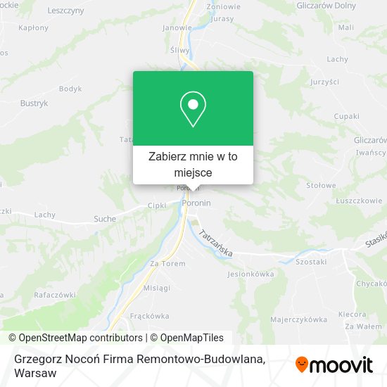 Mapa Grzegorz Nocoń Firma Remontowo-Budowlana