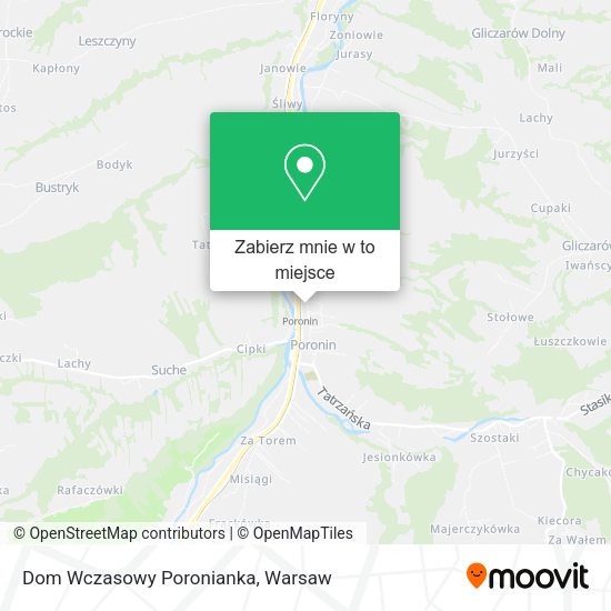 Mapa Dom Wczasowy Poronianka