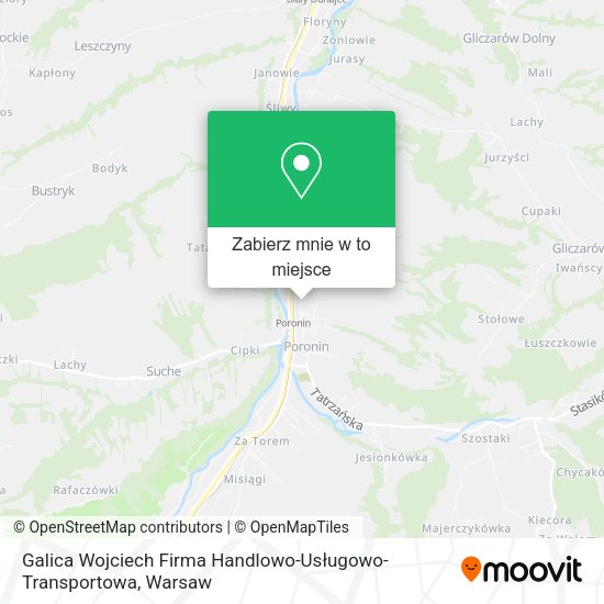 Mapa Galica Wojciech Firma Handlowo-Usługowo-Transportowa