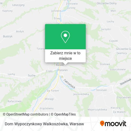 Mapa Dom Wypoczynkowy Walkoszówka