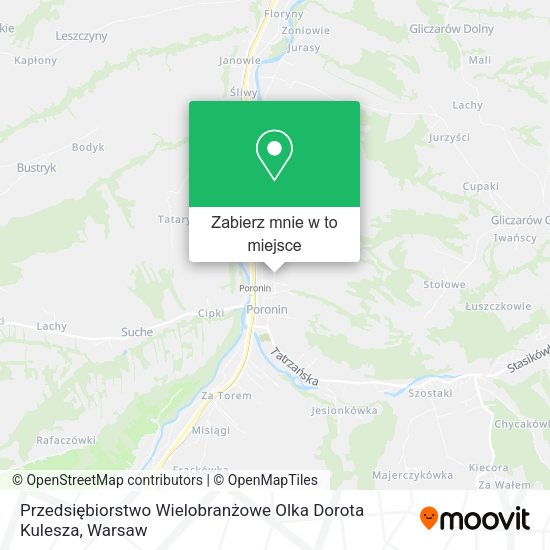 Mapa Przedsiębiorstwo Wielobranżowe Olka Dorota Kulesza