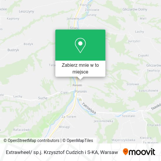 Mapa Extrawheel/ sp.j. Krzysztof Cudzich i S-KA