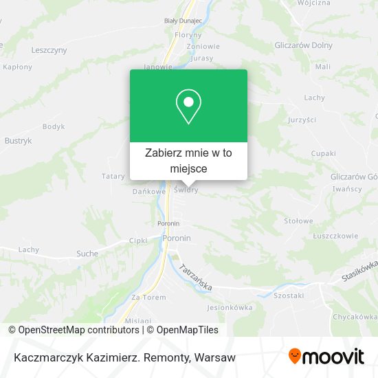 Mapa Kaczmarczyk Kazimierz. Remonty