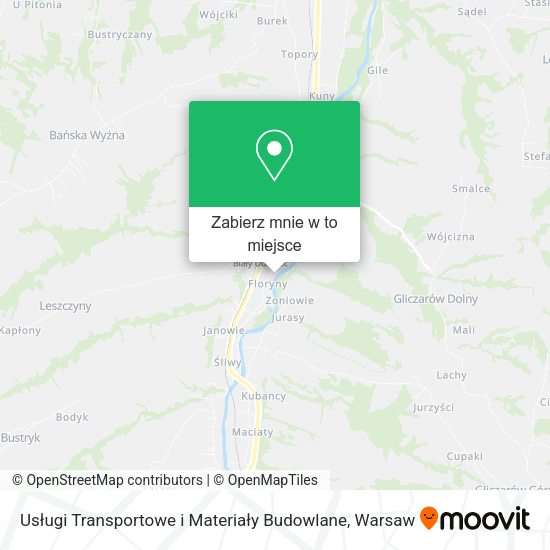 Mapa Usługi Transportowe i Materiały Budowlane