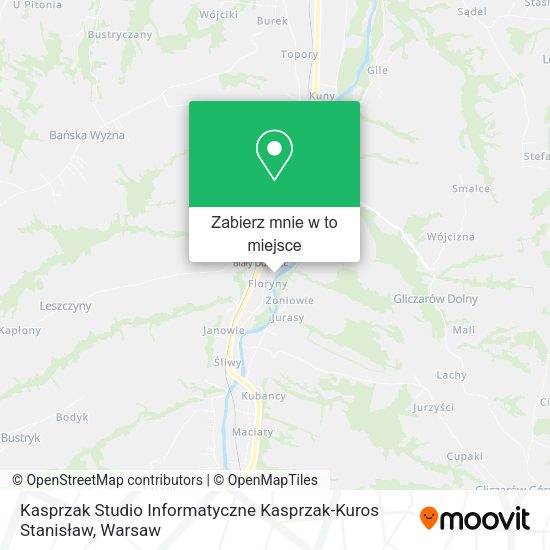 Mapa Kasprzak Studio Informatyczne Kasprzak-Kuros Stanisław