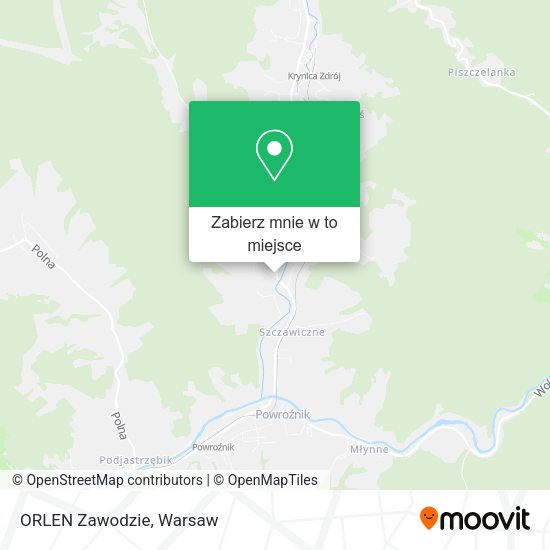 Mapa ORLEN Zawodzie