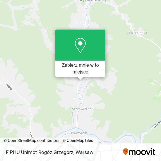 Mapa F PHU Unimot Rogóż Grzegorz