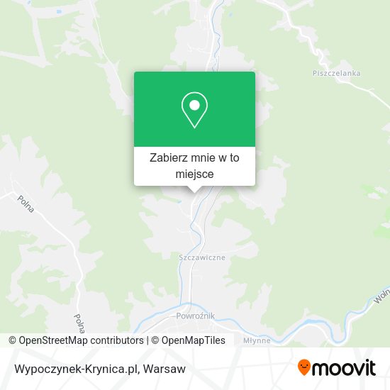 Mapa Wypoczynek-Krynica.pl