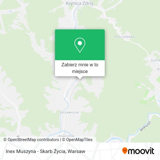 Mapa Inex Muszyna - Skarb Życia