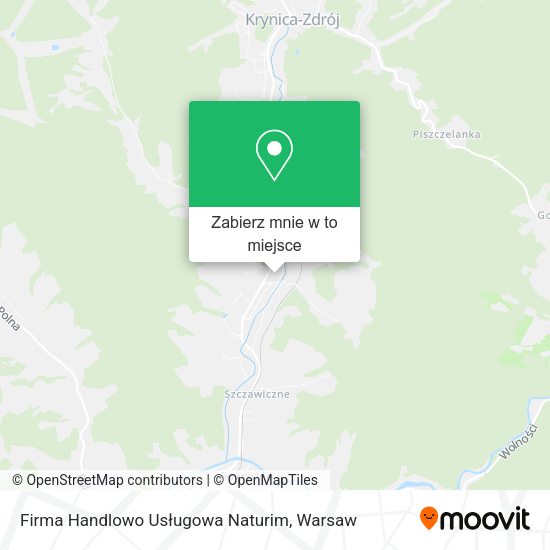 Mapa Firma Handlowo Usługowa Naturim