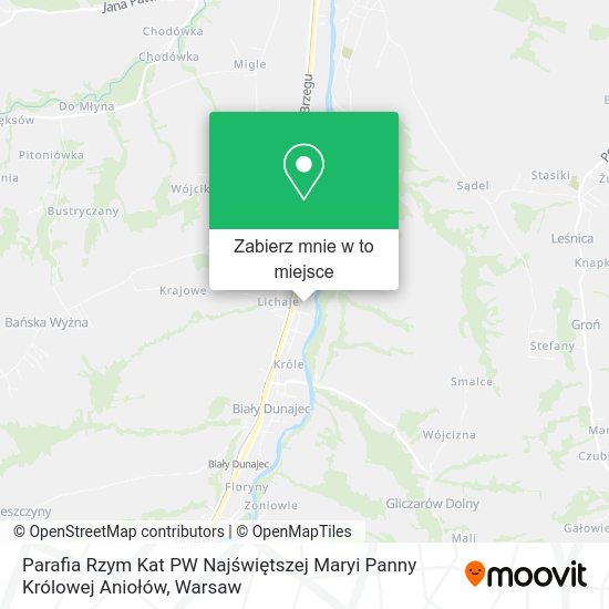 Mapa Parafia Rzym Kat PW Najświętszej Maryi Panny Królowej Aniołów