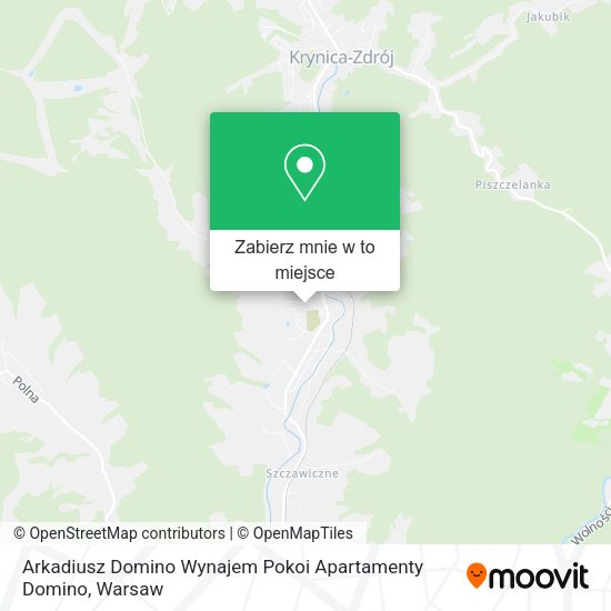 Mapa Arkadiusz Domino Wynajem Pokoi Apartamenty Domino