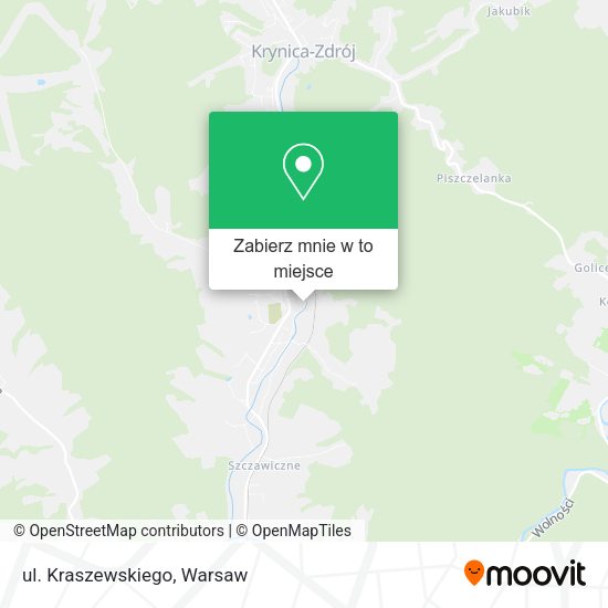 Mapa ul. Kraszewskiego