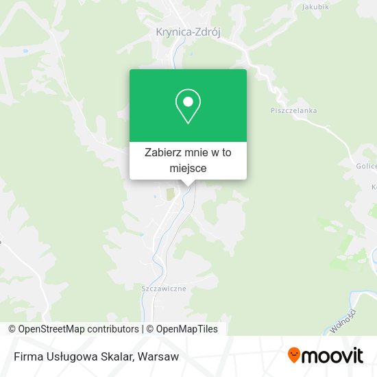 Mapa Firma Usługowa Skalar