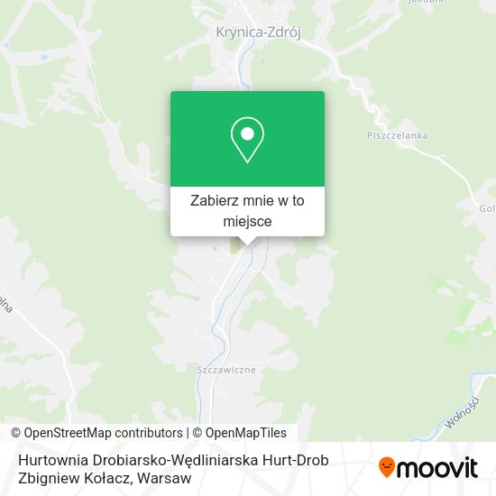 Mapa Hurtownia Drobiarsko-Wędliniarska Hurt-Drob Zbigniew Kołacz